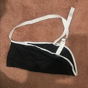 Black and White Sling Bag